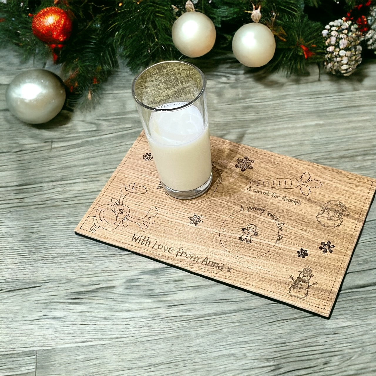 Christmas Eve Board for Santa - rectangular